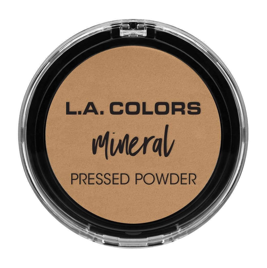 L.A. Colors Mineral Pressed Powder, Warm Caramel Cmp378 - 1 Ounce, Flawless Finish