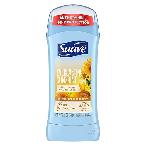 Suave 48-Hour Antiperspirant & Deodorant Stick, Everlasting Sunshine, 2.6 Oz For Women