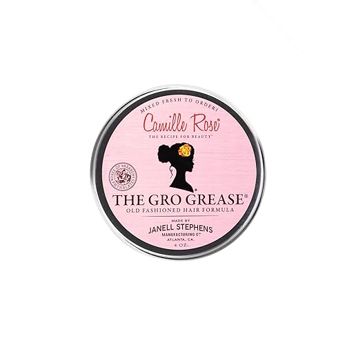 Camille Rose Gro Grease For Hair Growth, Length Retention & Scalp Relief - 4 Ounce