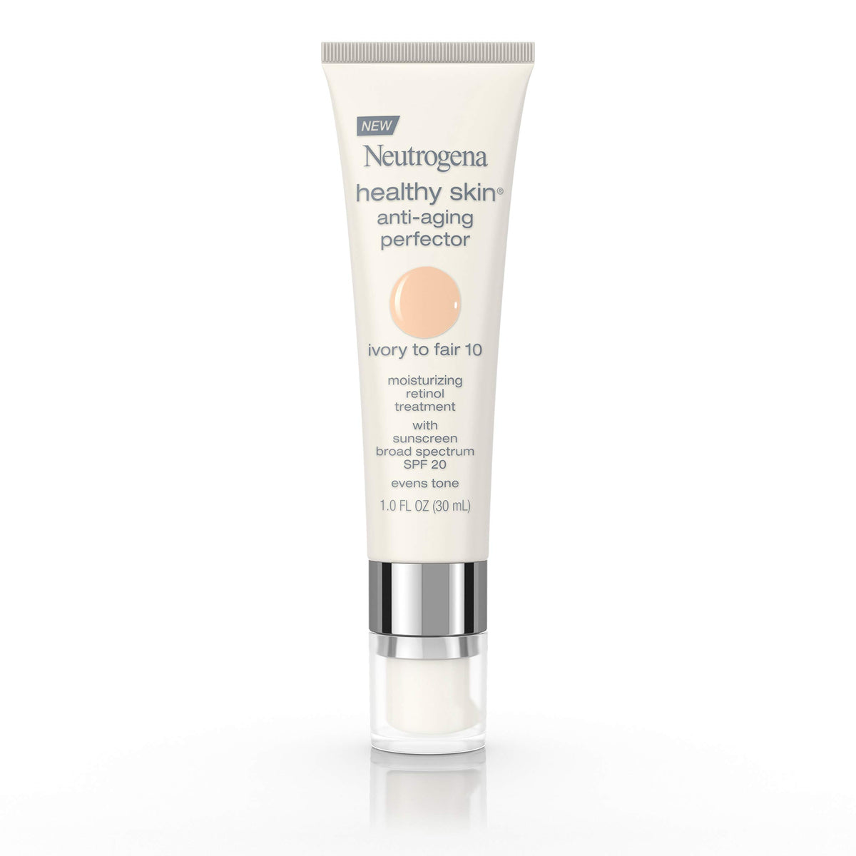 Neutrogena Healthy Skin Anti-Aging Tinted Moisturizer Spf 20, 10 Ivory Fair, 1 Fl Oz