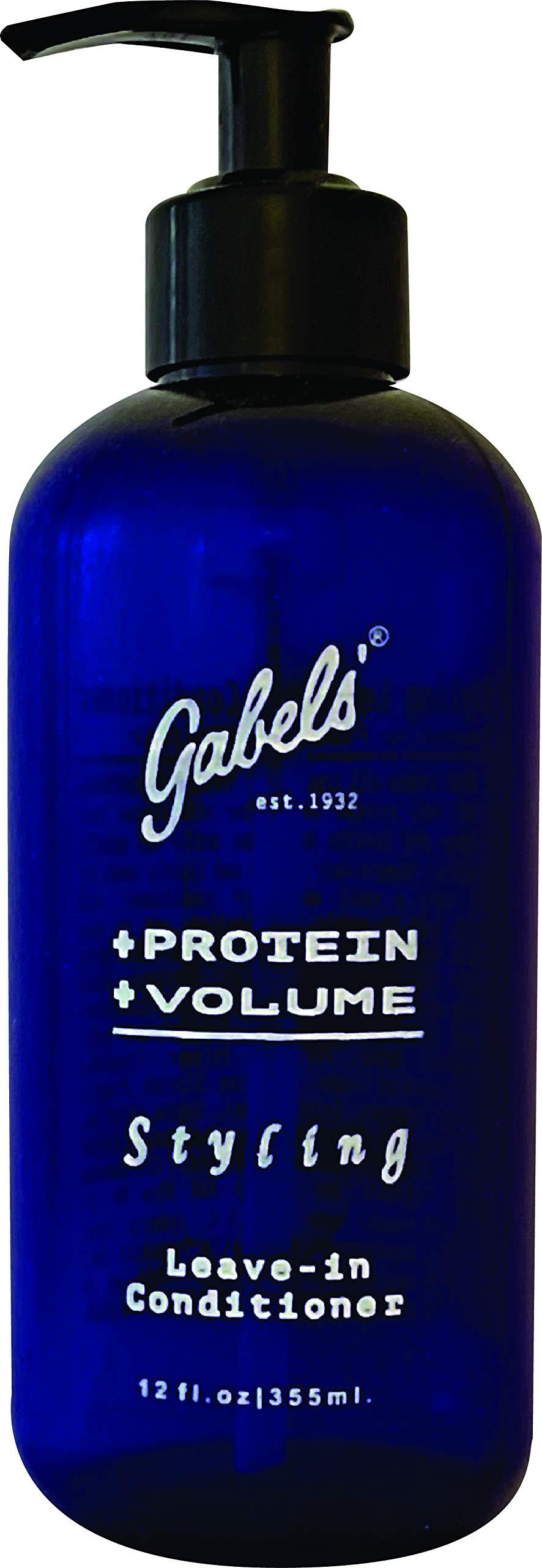 Gabel’S Leave-In Conditioner With Protein, Styling & Volumizing, 12 Fl Oz, Free Pump