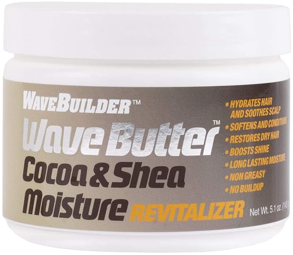 Wavebuilder Cocoa & Shea Wave Butter - 3.18 Lb Moisture Revitalizer For Healthy Waves