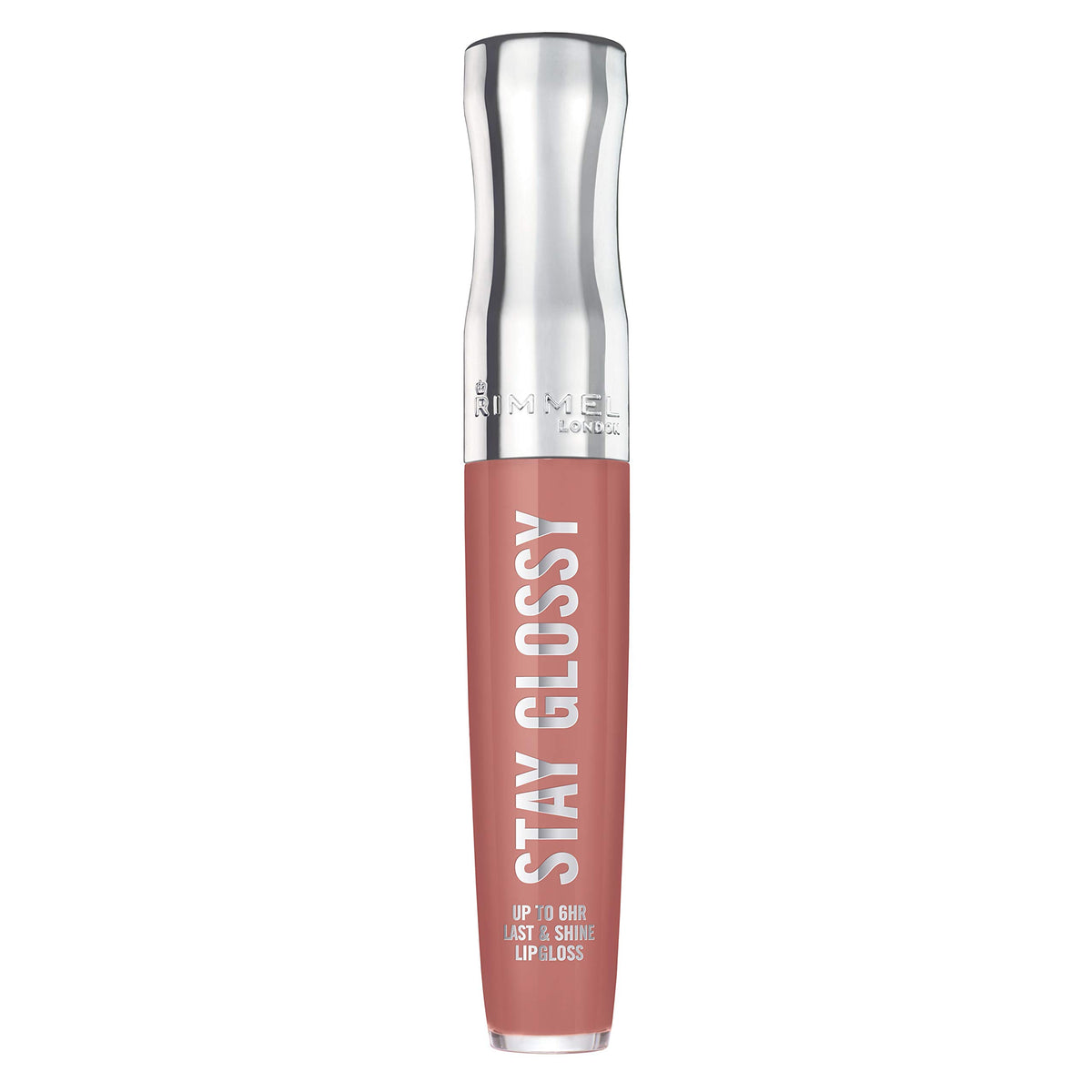 Rimmel Stay Glossy Lip Gloss - Non-Sticky, Lightweight, Bare Minimum, 0.18Oz