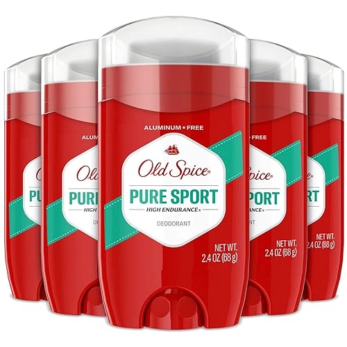 Old Spice Pure Sport Deodorant, 2.4 Oz, Pack Of 5 - Long-Lasting Freshness And Protection