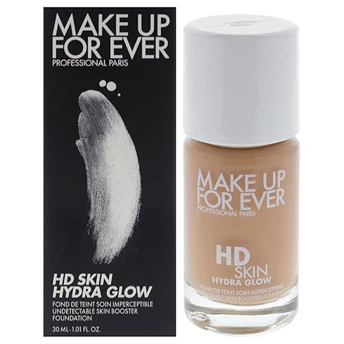 Make Up For Ever Hd Skin Hydra Glow Foundation - Warm Honey, 1 Oz, Hydrating, Flawless Finish