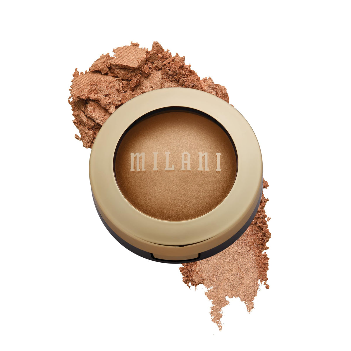 Milani Baked Highlighter In Bronze Splendore - Cruelty-Free Powder For Shimmery Finish, 0.12 Oz