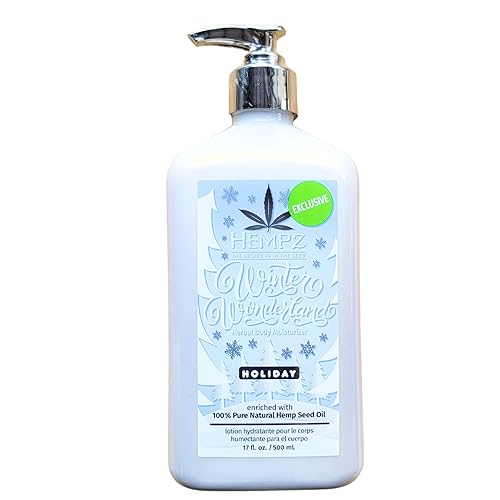 Hempz Winter Wonderland Herbal Body Moisturizer, 17 Fl Oz - Holiday Edition