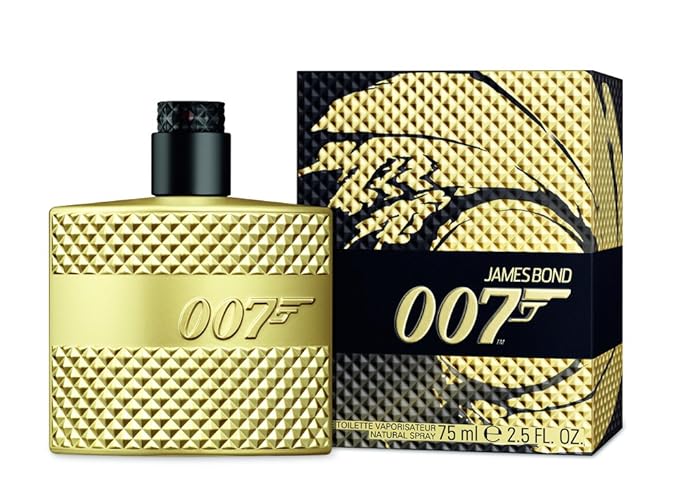 James Bond Eau De Toilette Spray Limited Edition Gold 2.5 Oz - Luxury Fragrance for Men