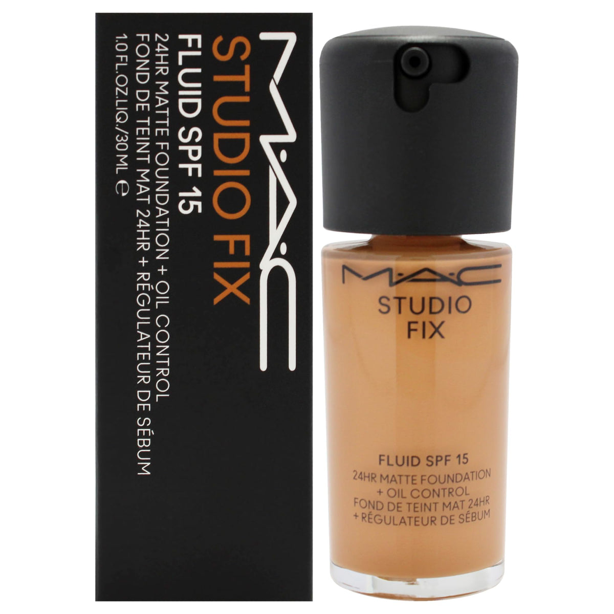 Mac Studio Fix Fluid Spf 15 Matte Foundation Nc45 - 1 Oz Oil Control For Women