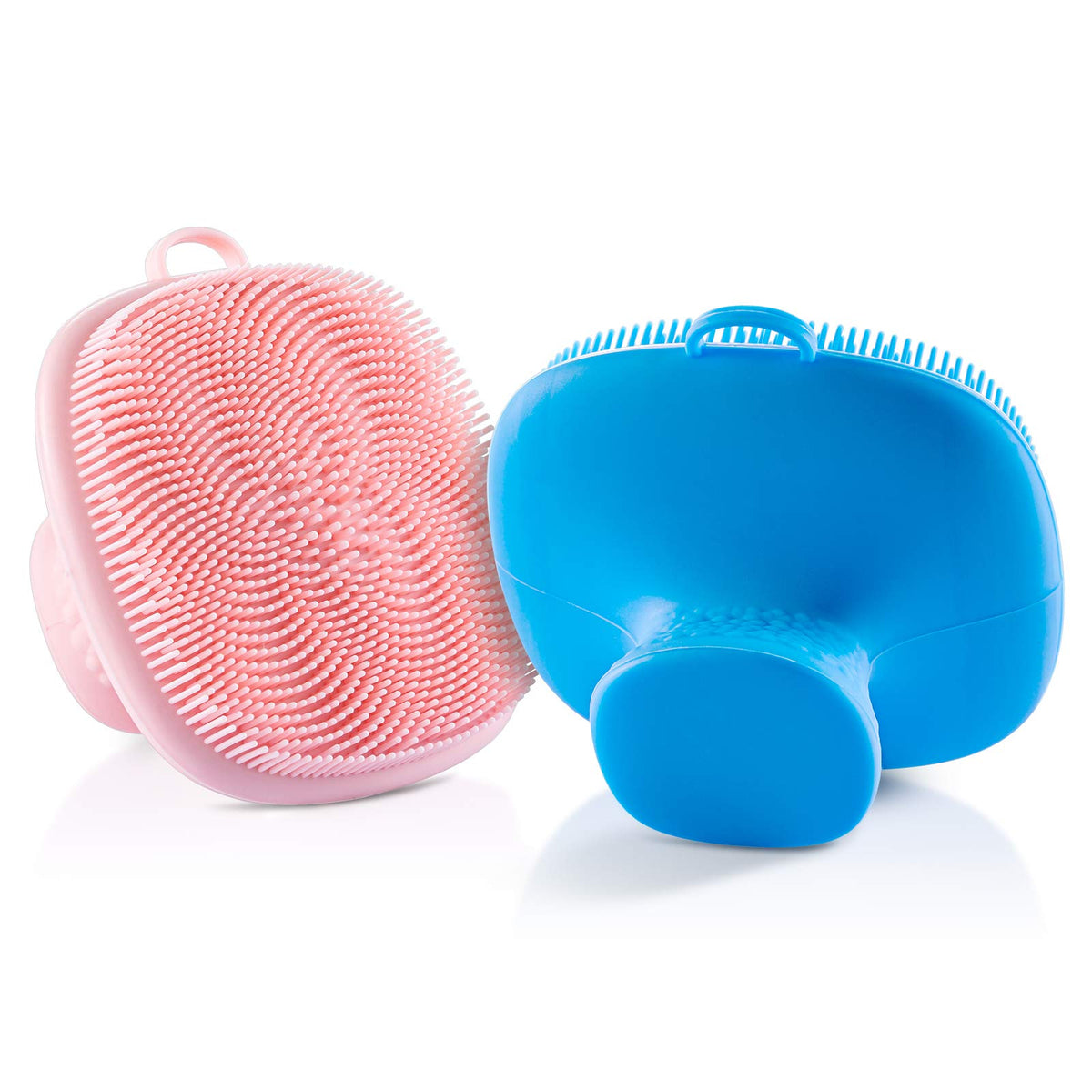 Vwmyq Silicone Face Scrubber 2 Pack - Waterproof Facial Cleansing Brush For Men & Women