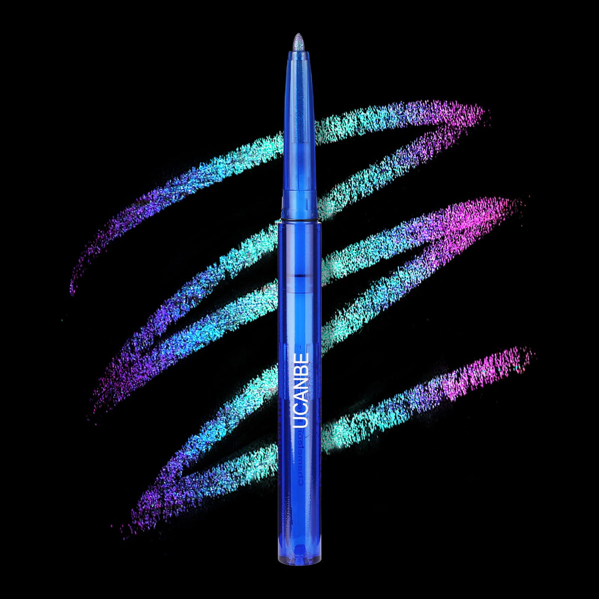 Ucanbe Multichrome Gel Pencil - Waterproof Teal Green To Rose Magenta Eyeshadow & Eyeliner