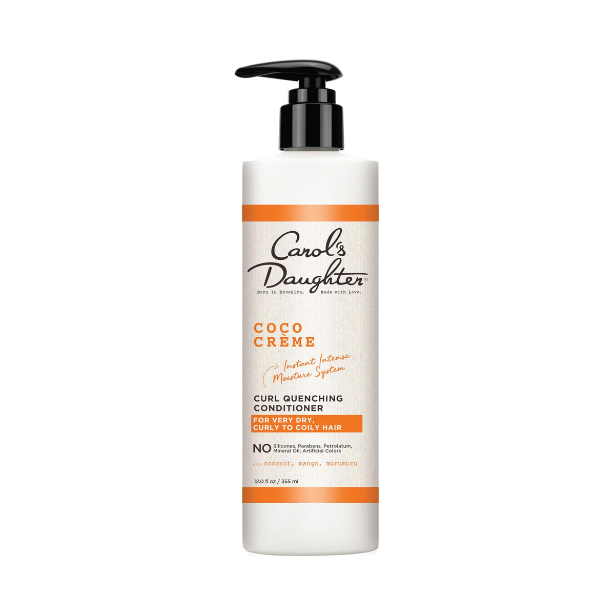 Carol'S Daughter Coco Creme Curl Quenching Conditioner, 12 Oz - Paraben Free For Dry Curly Hair