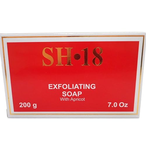 Sh 18 Lightening Exfoliating Soap With Apricot, 7Oz - Brightening Skin Cleanser