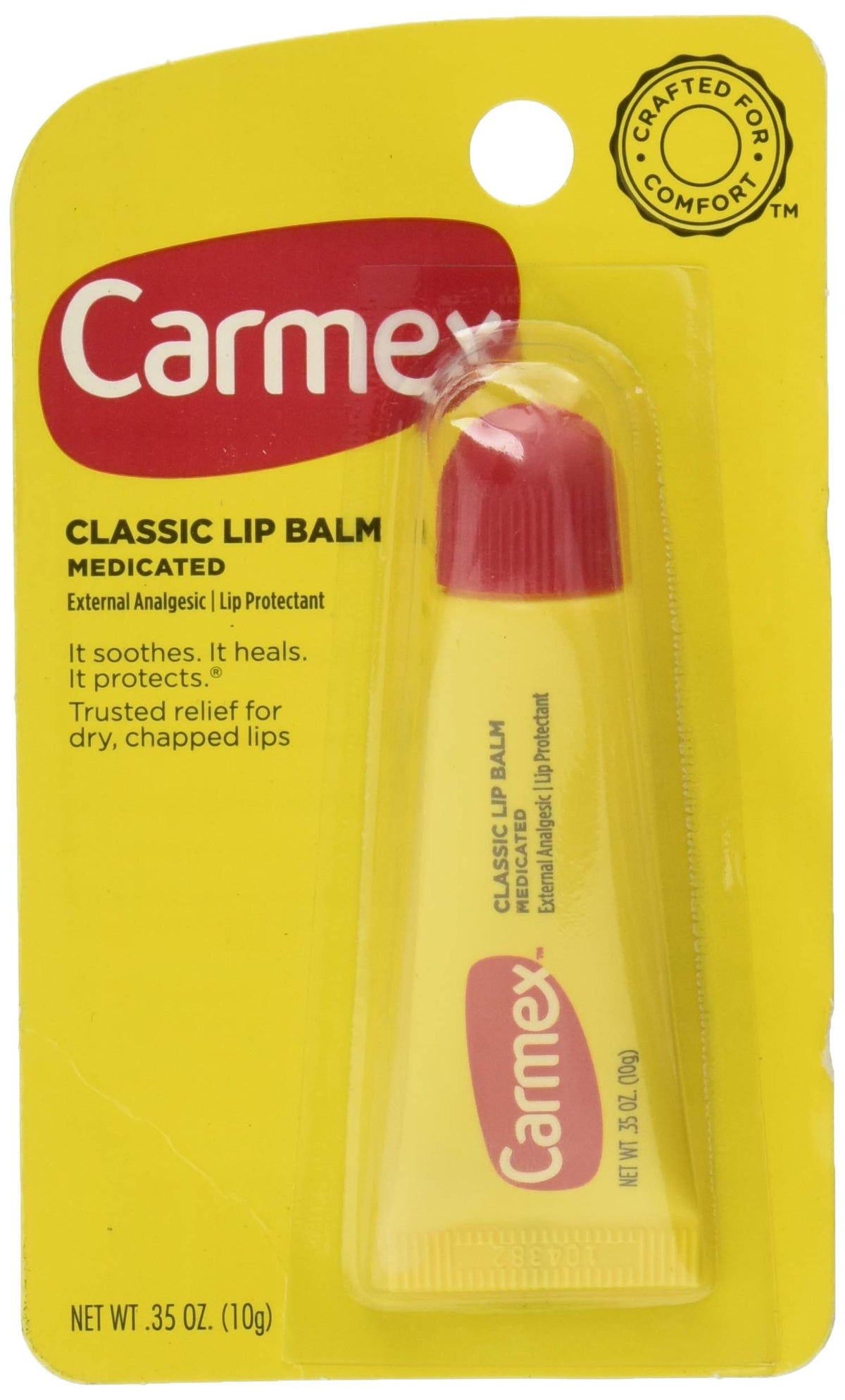 Carmex Classic Medicated Lip Balm - Original, 1 Count, Soothes And Moisturizes Lips