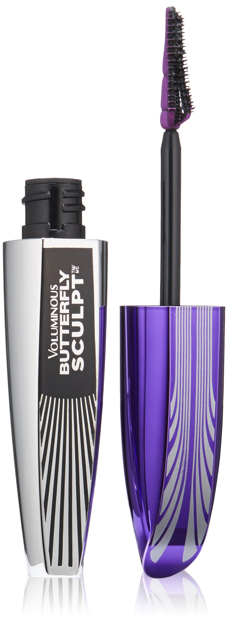 L'Oréal Paris Voluminous Butterfly Sculpt Mascara, Blackest Black, 0.27 oz - Washable