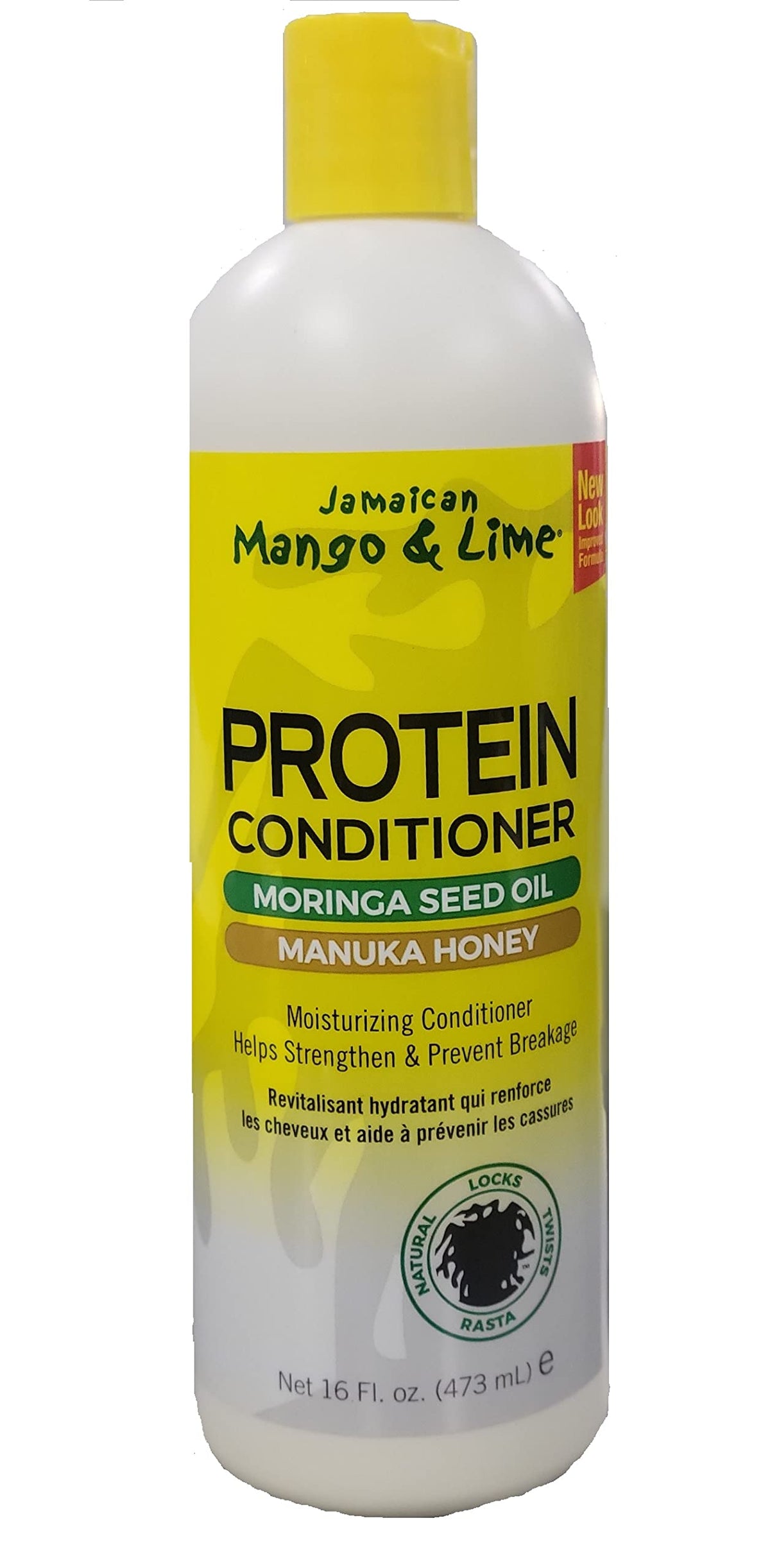 Jamaican Mango & Lime Protein Conditioner, 16 Oz - Nourishing Lime Formula For Healthy Hair