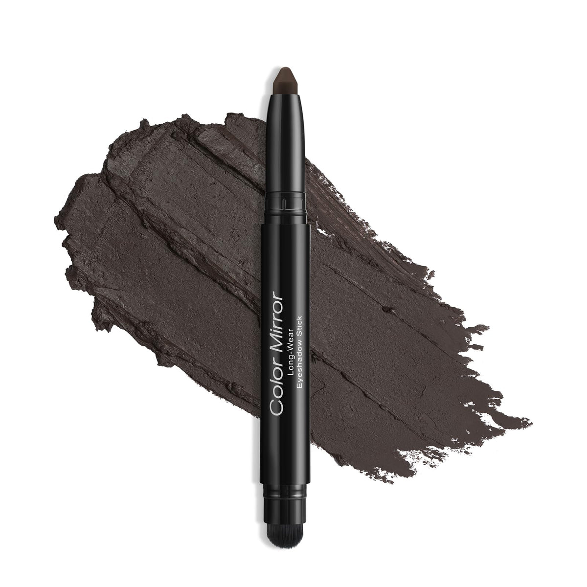 Color Mirror Longwear Cream Eye Shadow Stick, Matte Dark Bronze, Waterproof, Smudge-Proof, 0.47 Oz