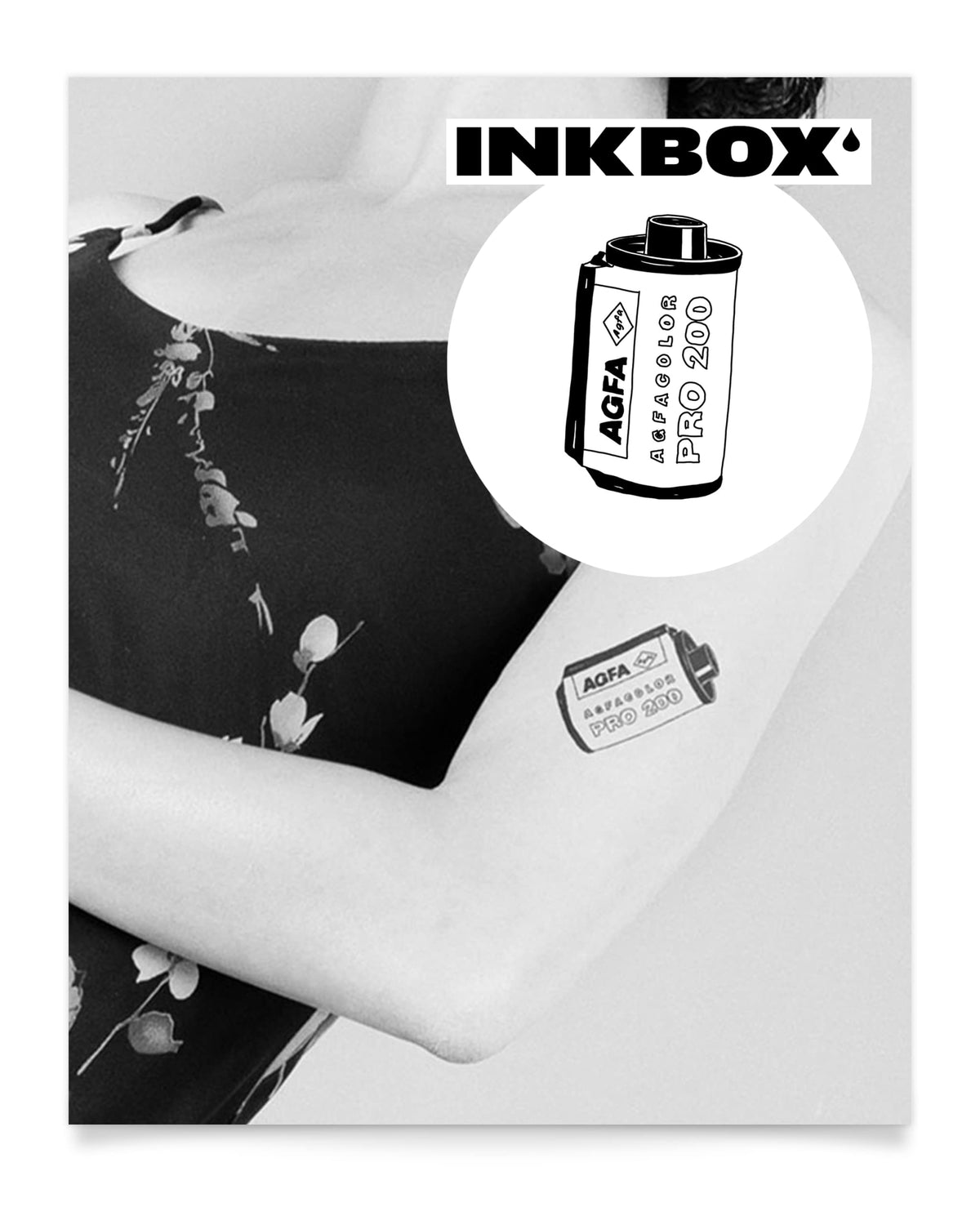 Inkbox Temporary Tattoo - Semi-Permanent, Water-Resistant, 3X3 In, Memory, Lasts 1-2