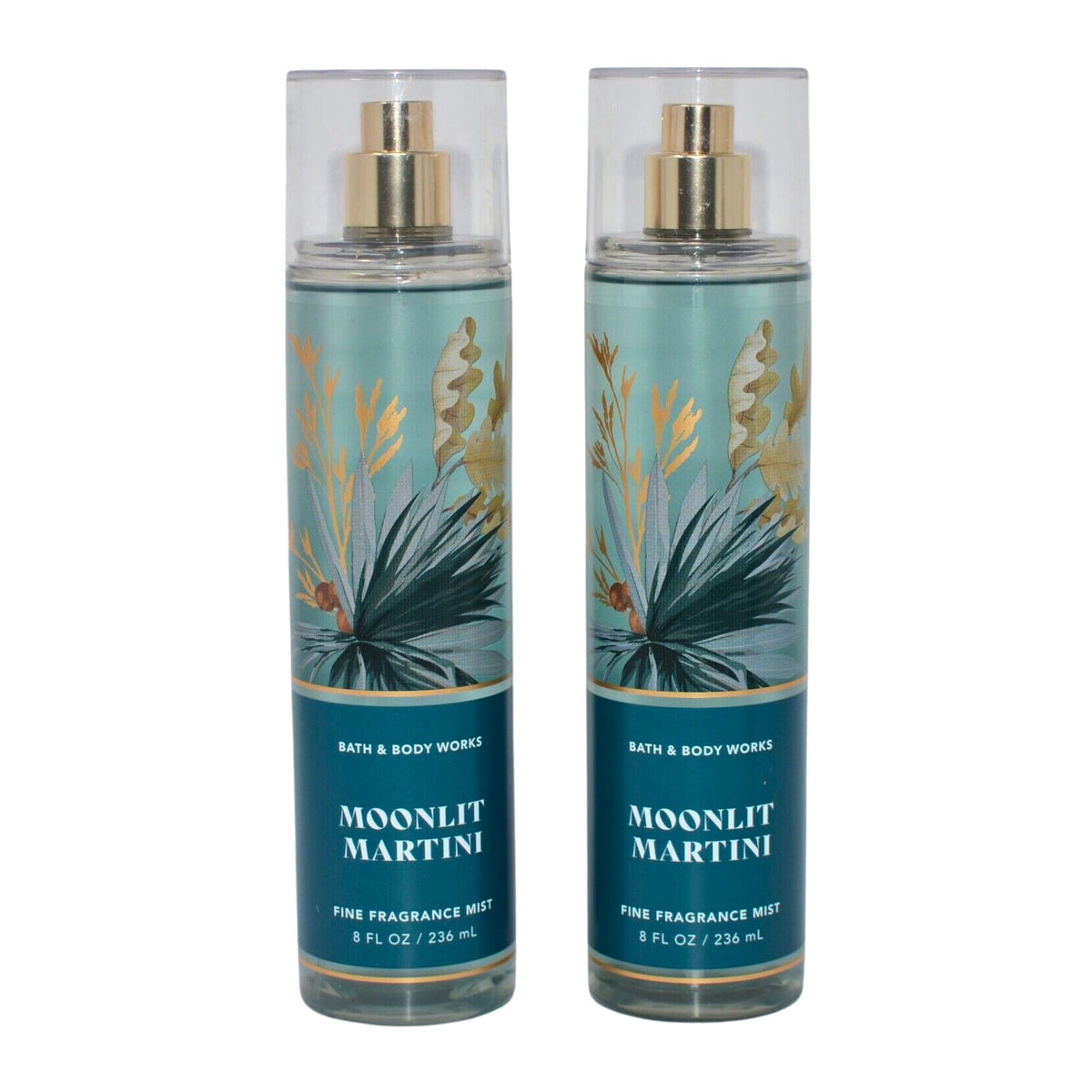 Bath & Body Works Set Of 2 Fine Fragrance Mists, 8Oz Each - Moonlit Martini