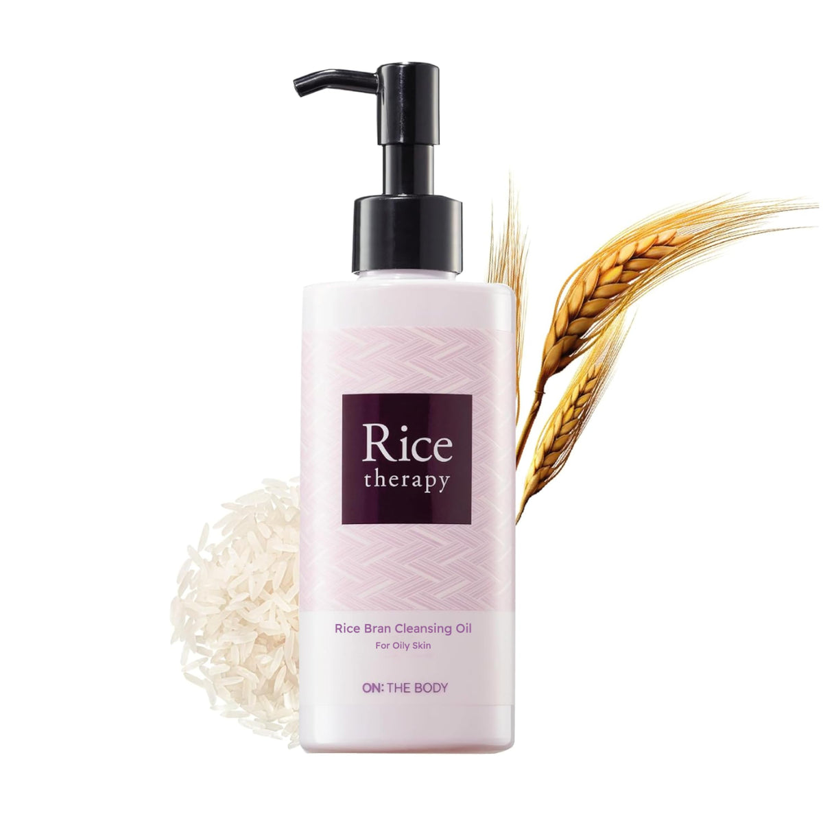 Veilment Rice Bran Cleansing Oil 6.8Fl Oz - Waterproof Makeup Remover For Oily/Sensitive Skin