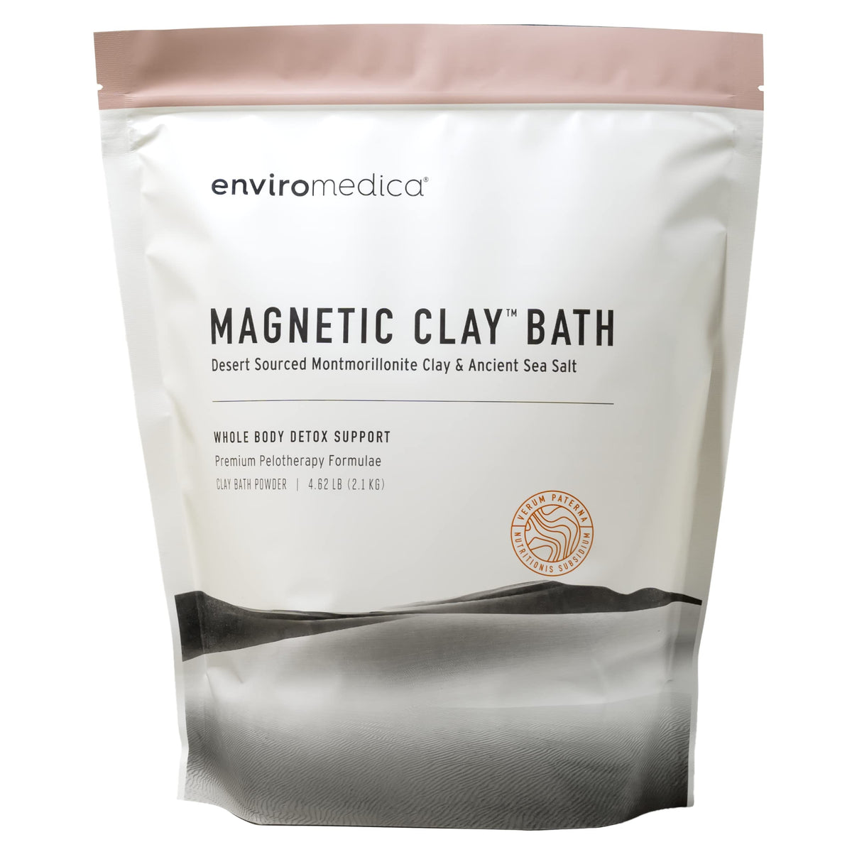 Enviromedica Magnetic Bentonite Clay Detox Bath With Himalayan Salt - 74.07Oz Natural Healing Clay