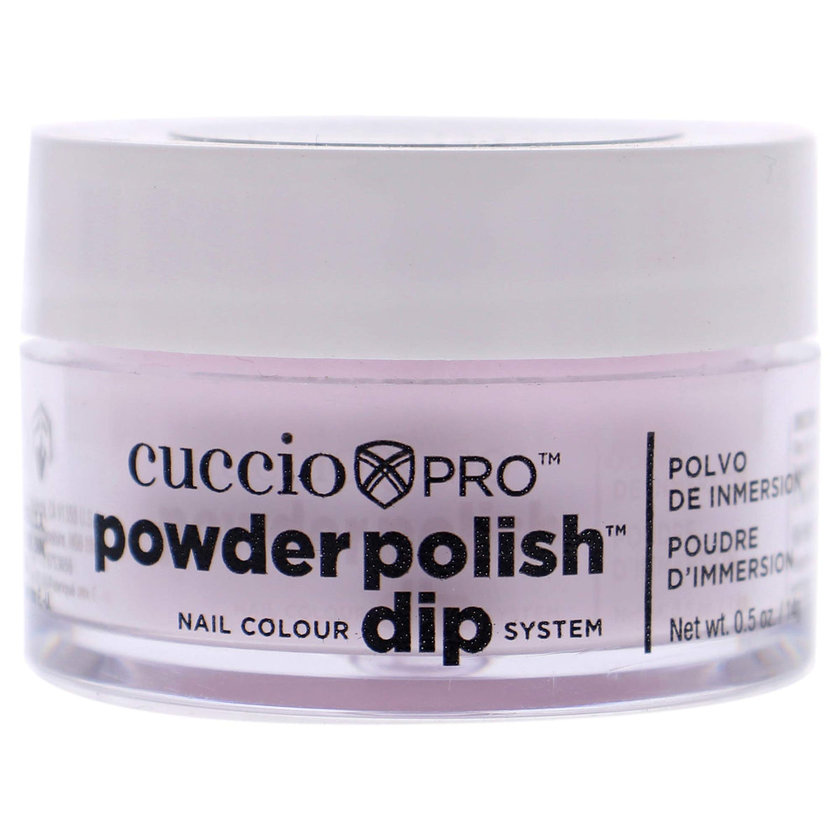 Cuccio Colour Powder Nail Polish, Bubble Bath Pink, Highly Pigmented, 0.5 Oz For Manicures & Pedicures