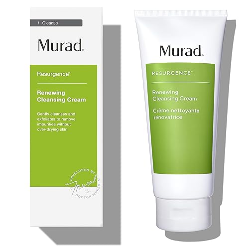 Murad Renewing Cleansing Cream - Anti-Aging Face Wash With Lactic Acid & Vitamin E, 6.75 Fl Oz