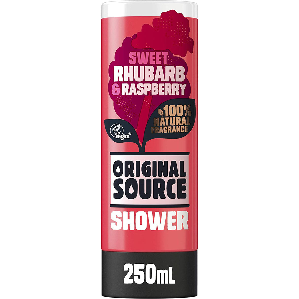 Original Source Rhubarb & Raspberry Shower Gel 250Ml - Refreshing Body Cleanser