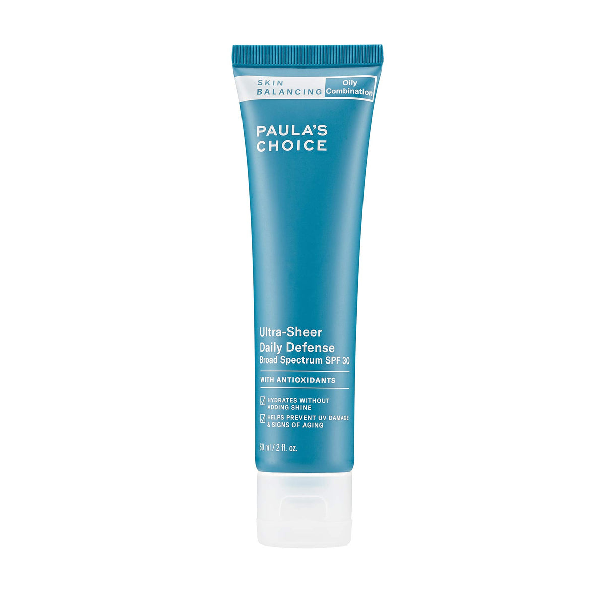 Paula'S Choice Skin Balancing Spf 30 Oil-Free Moisturizer, 2 Fl Oz - Ultra-Sheer Daily Defense