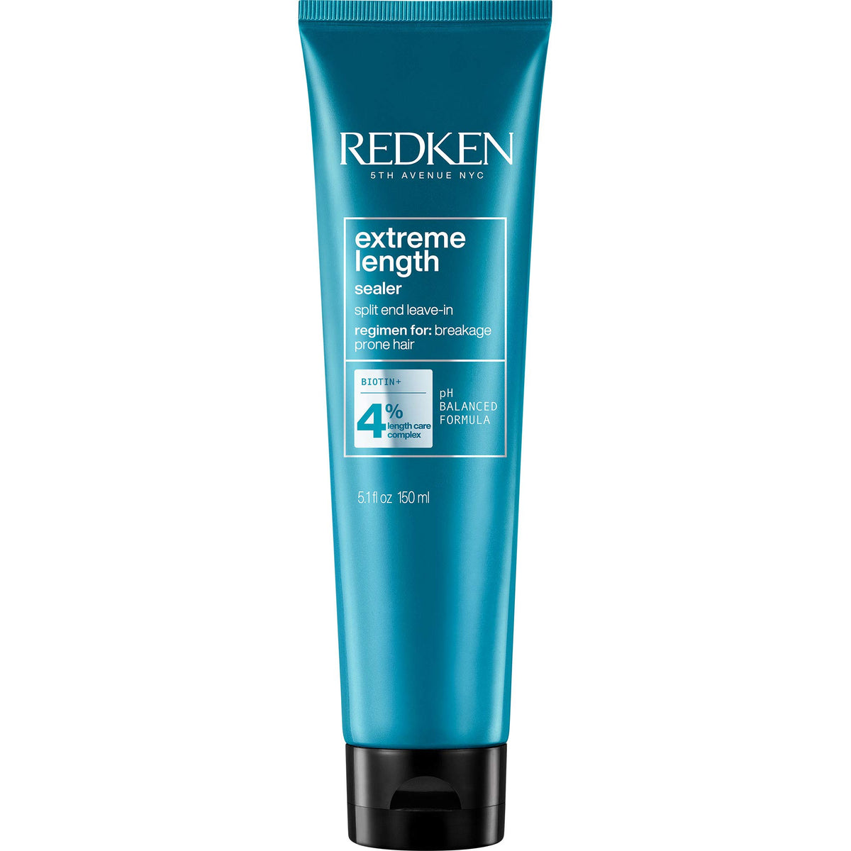 Redken Extreme Length Leave-In Conditioner, Biotin Infused for Hair Growth & Split End Prevention, 5.1 Fl Oz