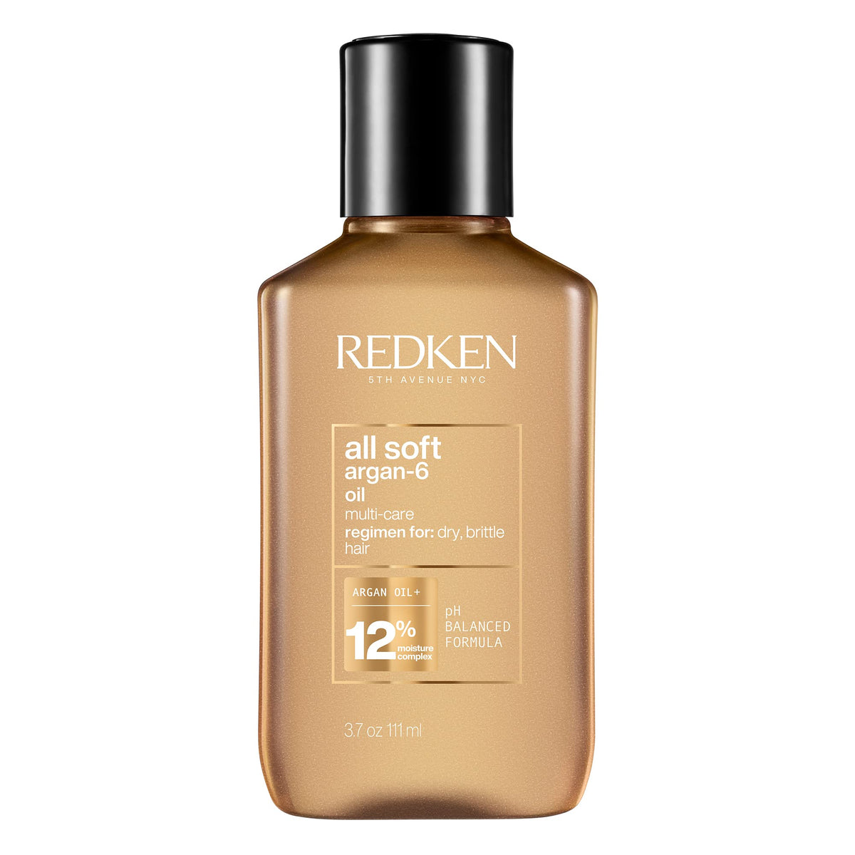 Redken All Soft Argan Oil Treatment - Moisturizing Hair Oil For Dry Hair, 3.8 Fl Oz