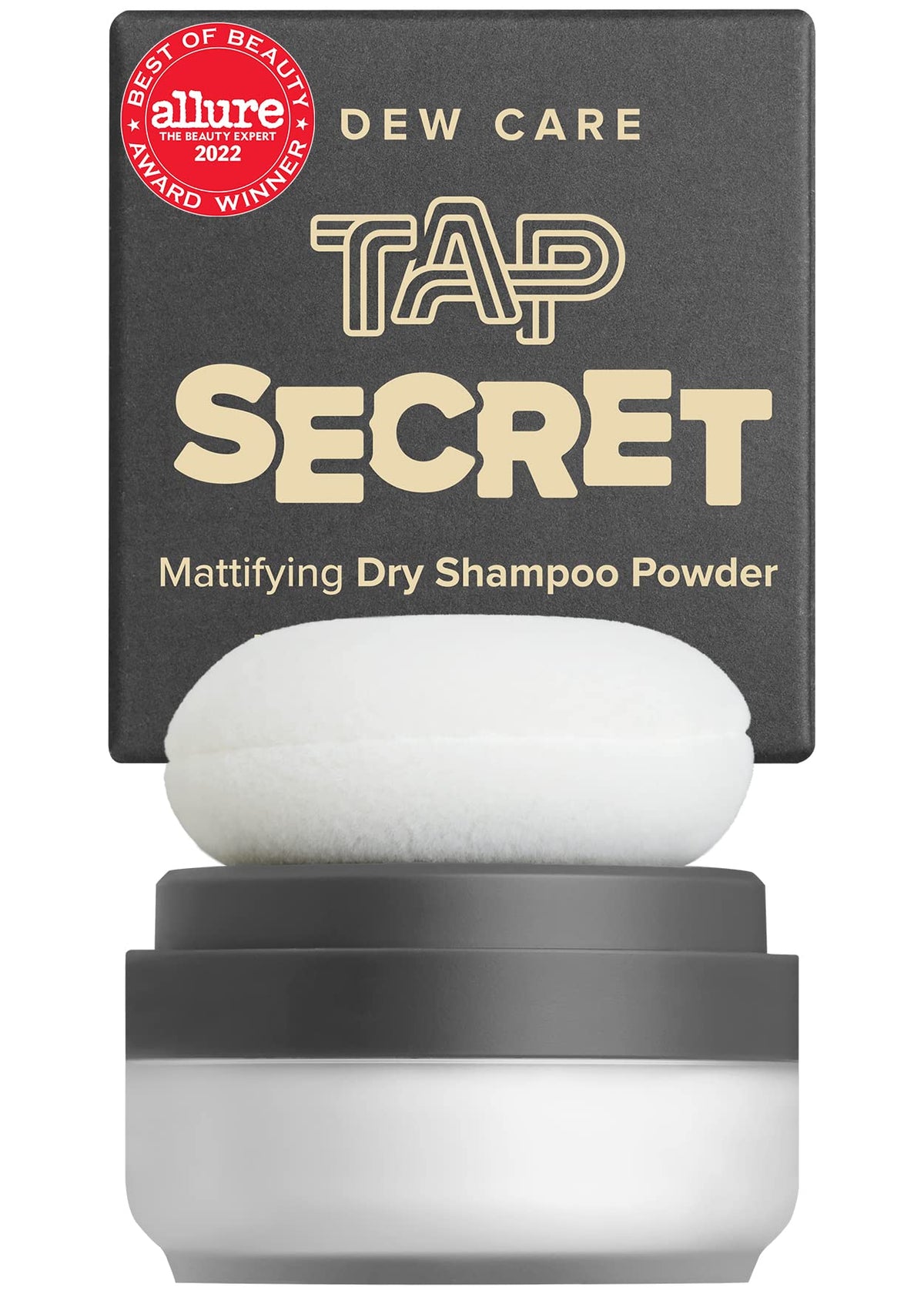 I Dew Care Dry Shampoo Powder - Tap Secret, Non-Aerosol, Travel Size, No White Cast, 0.24 Oz