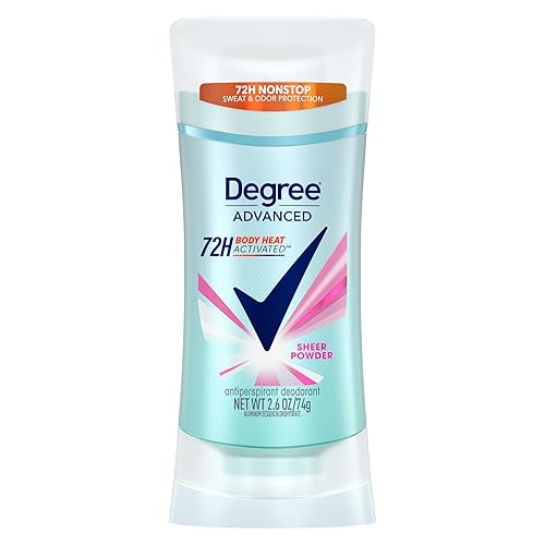 Degree Advanced Protection Antiperspirant Deodorant, Sheer Powder, 72-Hour Control, 2.6 Oz