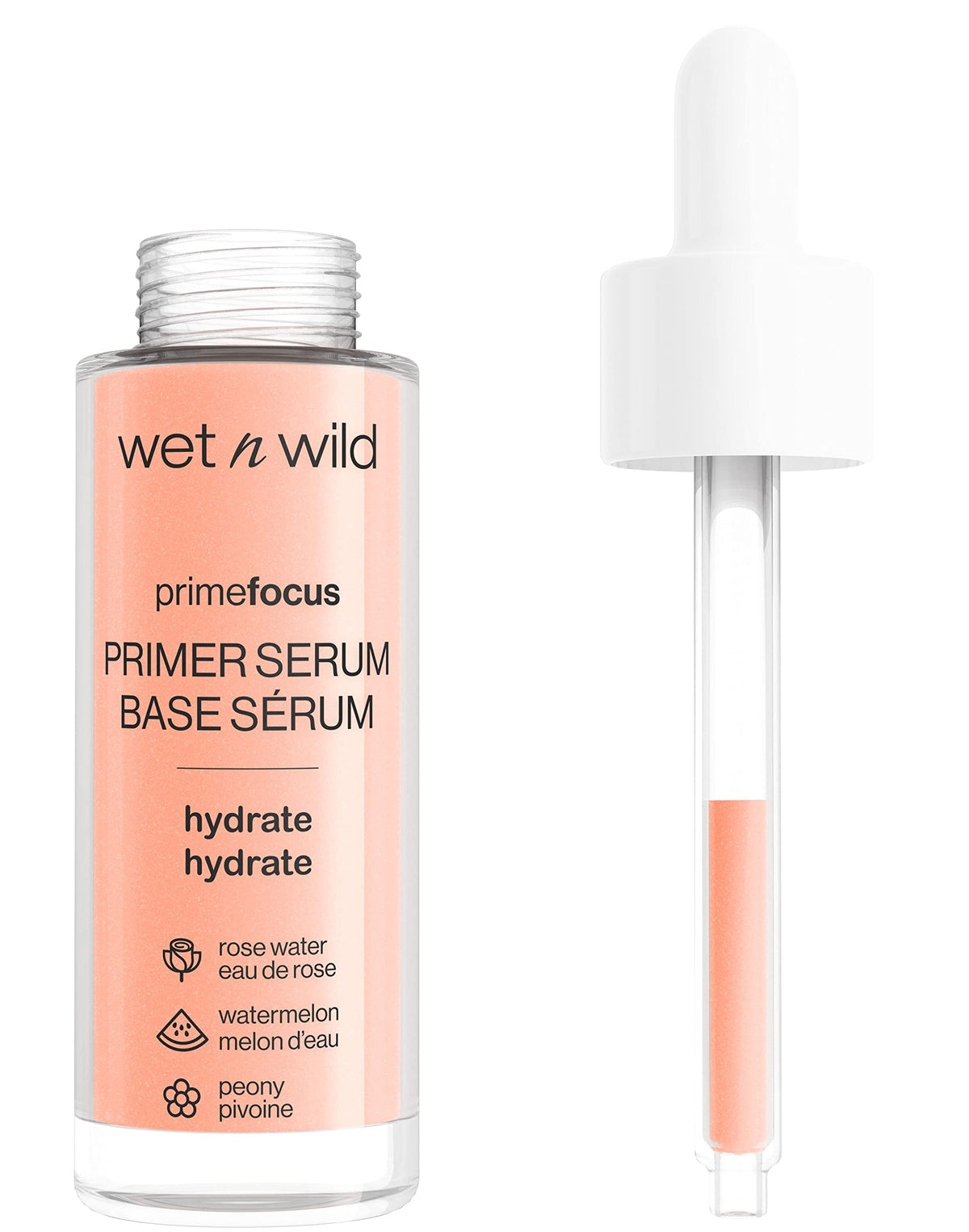 Wet N Wild Prime Focus Hydrating Primer Serum For Dry Skin, 1.06 Fl Oz