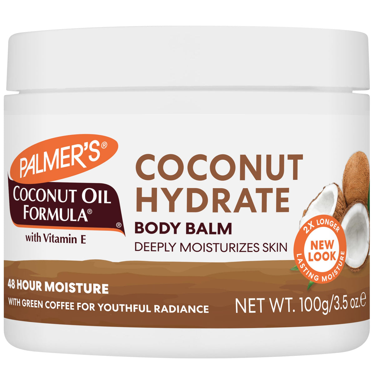 Palmer'S Coconut Oil Body Balm With Green Coffee Extract, 3.5 Oz - Moisturizing Skin Care