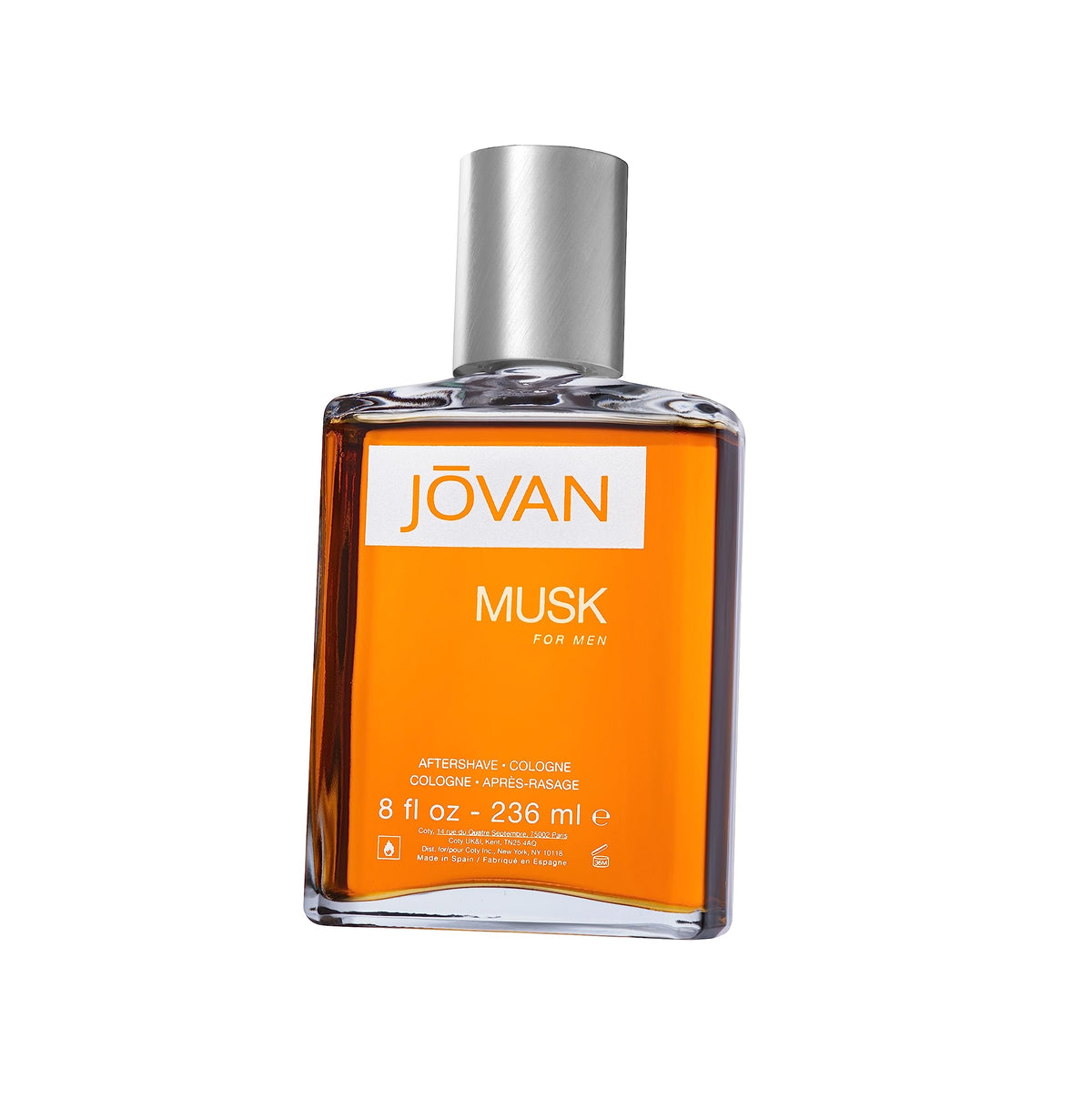 Jovan Musk For Men Aftershave, 8 Fl Oz, Long Lasting Fragrance With Notes Of Carnation & Lavender