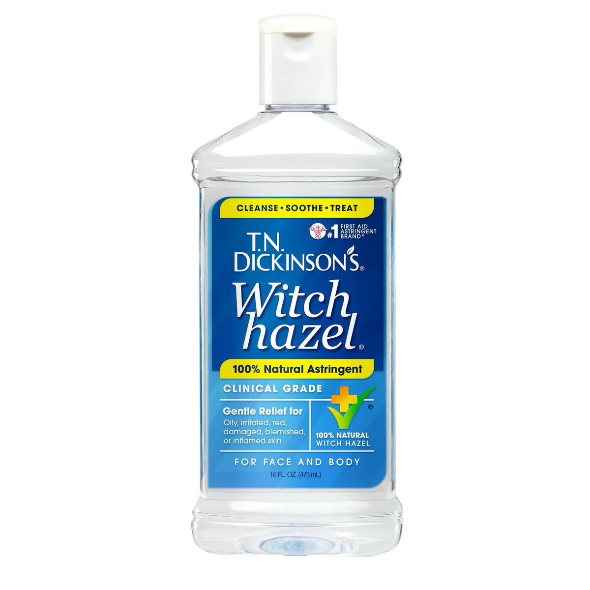 Dickinson'S 100% Natural Witch Hazel & Aloe Astringent, 16 Fl Oz - Clear Skin Care Solution