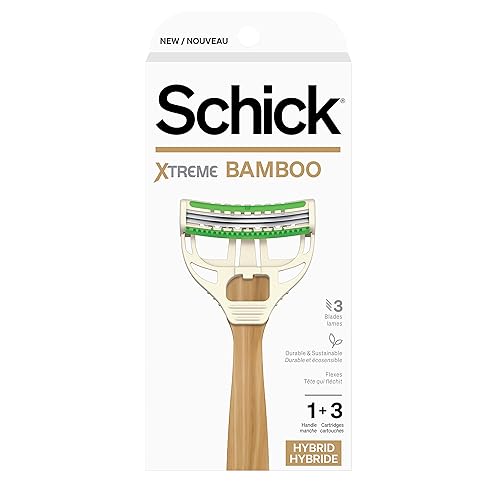 Schick Xtreme Bamboo Razor - Eco-Friendly Disposable Razor For Men, Bamboo Handle, 1 Count