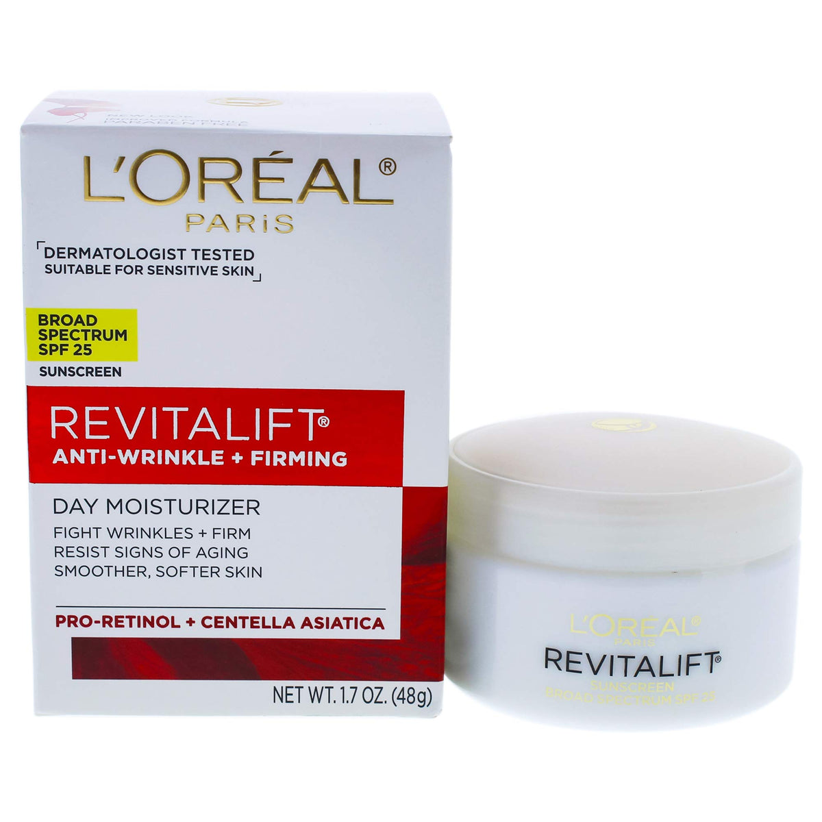 L'Oréal Paris Revitalift Anti-Wrinkle Day Cream Spf 18, 1.7 Oz - Firming Moisturizer