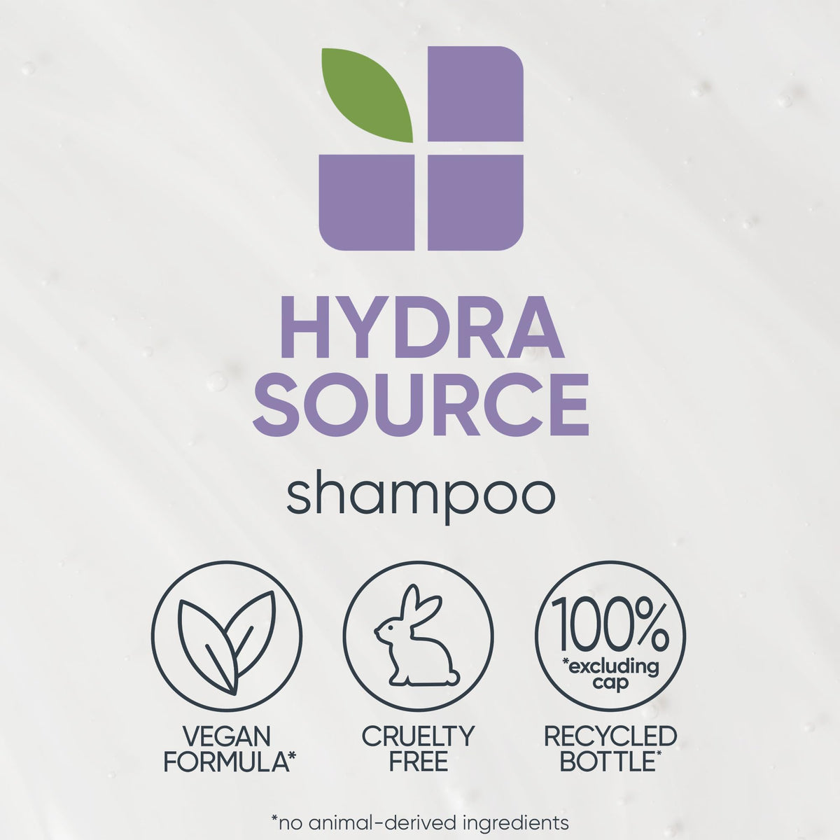 Biolage Hydra Source Shampoo 13.5 Fl Oz - Hydrates, Repairs Split Ends, Paraben-Free, Vegan