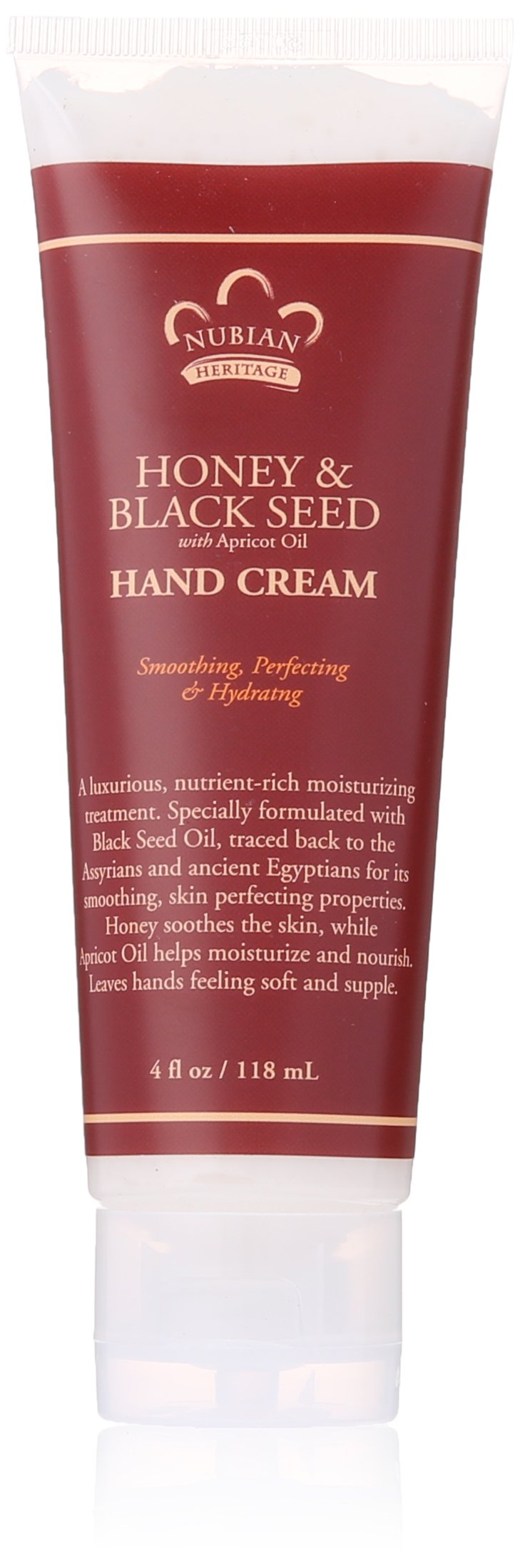 Nubian Heritage Hand Cream, Honey & Black Seed, 4 Fl Oz - Nourishing Moisturizer