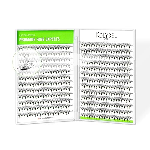 Kolybel 500 Premade Fans Eyelash Extensions 24D 0.05Mm D Curl 8-15Mm Mixed