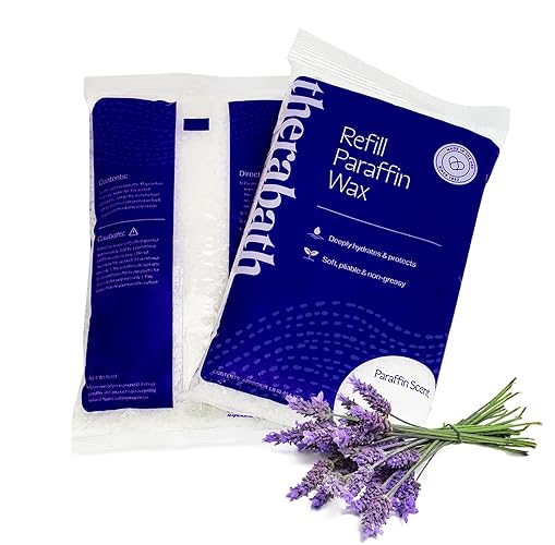 Therabath Paraffin Wax Refill, 24 Lb Lavender Harmony - Relieves Arthritis, Hydrates Skin