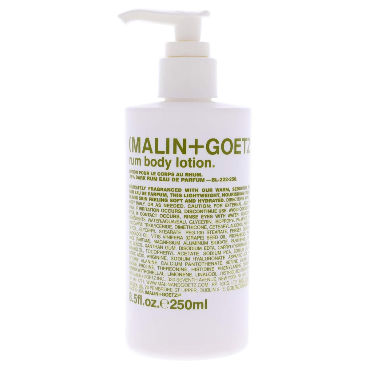 Malin+Goetz Rum Body Lotion - 8.5Oz Hydrating Moisturizer For Smooth Skin