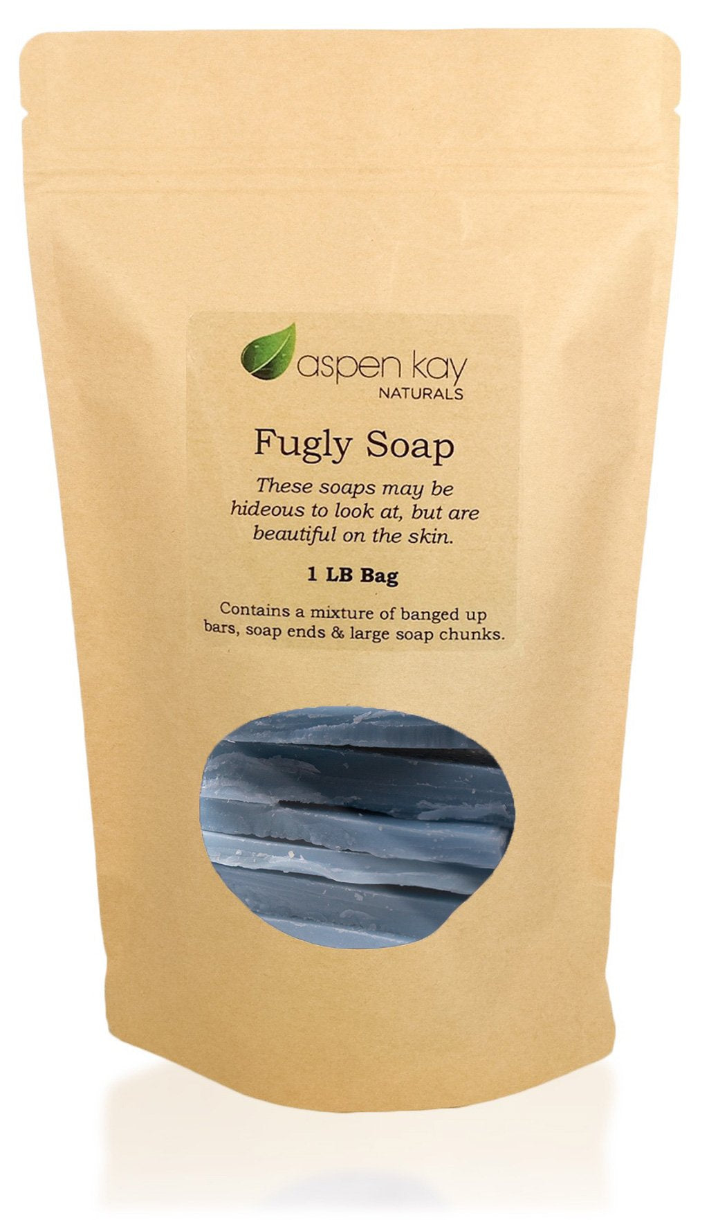 Aspen Kay Naturals Fugly Soap - 1 Lb Natural & Organic Arnica & Mint Soap Mix