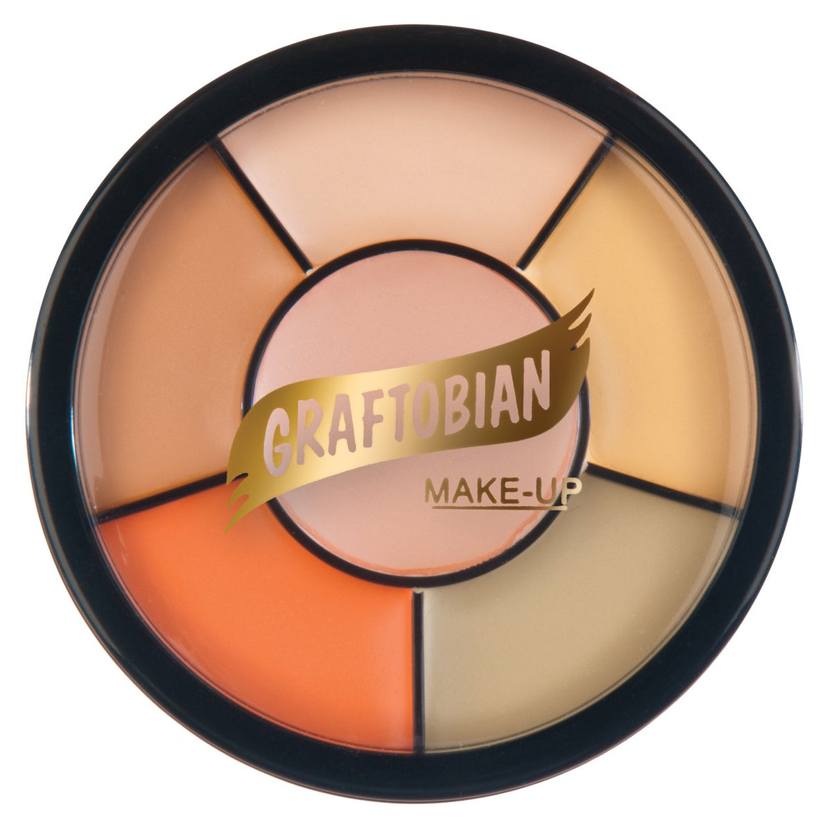 Graftobian Corrector Wheel - Light, 1 Ounce, Pink, Yellow Highlights For Flawless Makeup