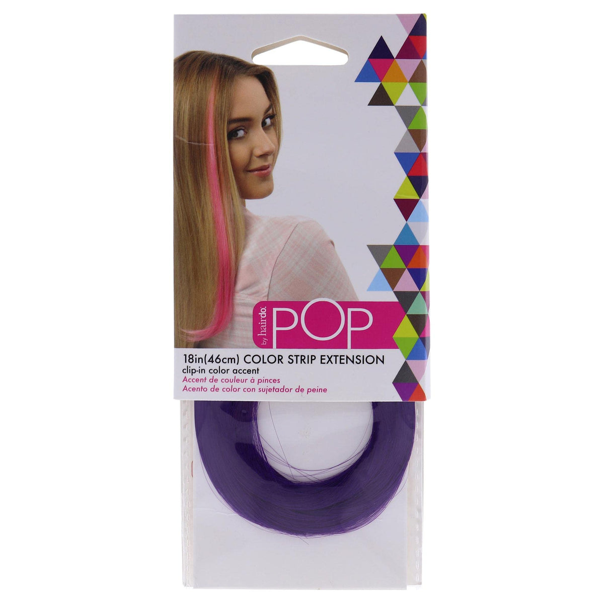 Hairdo Pop Color Strip Extension  Party Purple