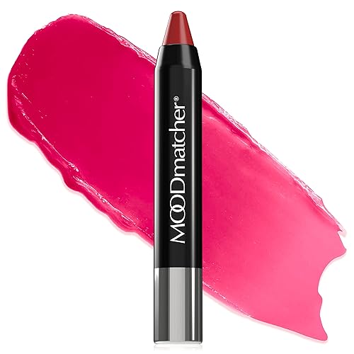 MOODmatcher Color Changing Lipstick - Long-Lasting, Moisturizing, Smudge-Proof, Red, 0.1