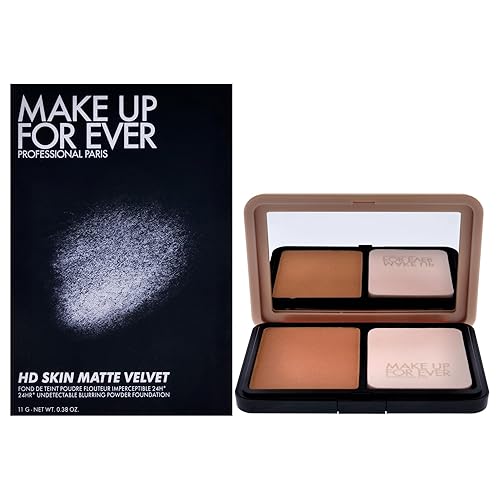 Make Up For Ever Hd Skin Matte Powder Foundation 1Y18, 0.38 Oz, Cranberry