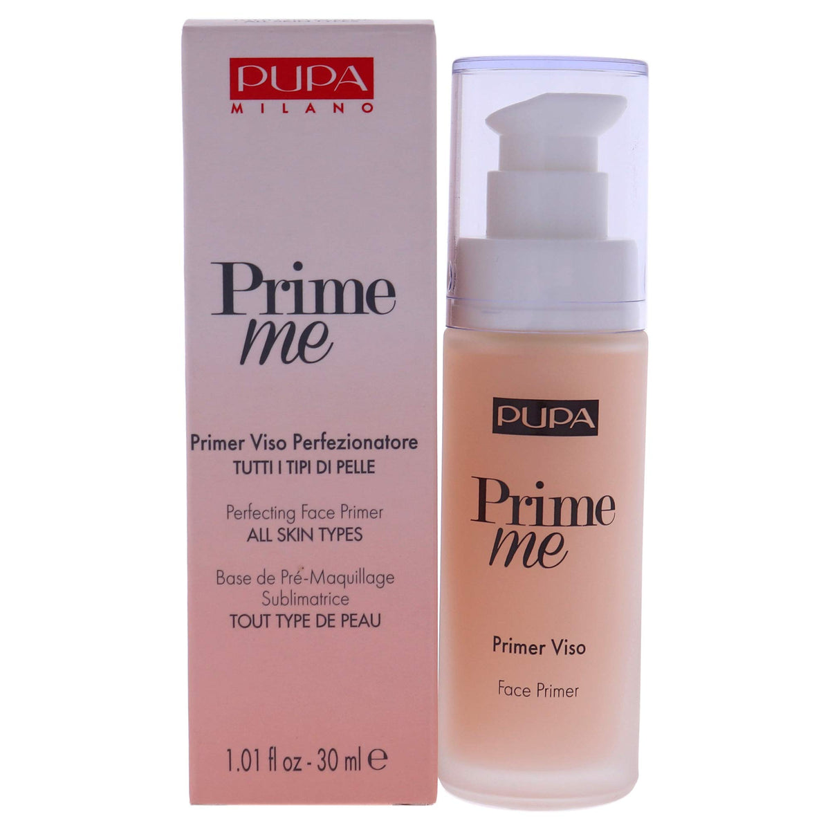 PUPA Milano Prime Me Perfecting Face Primer  Pre MakeUp Face Base  Visibly Minimises Expression Lines  Pores And Imperfection